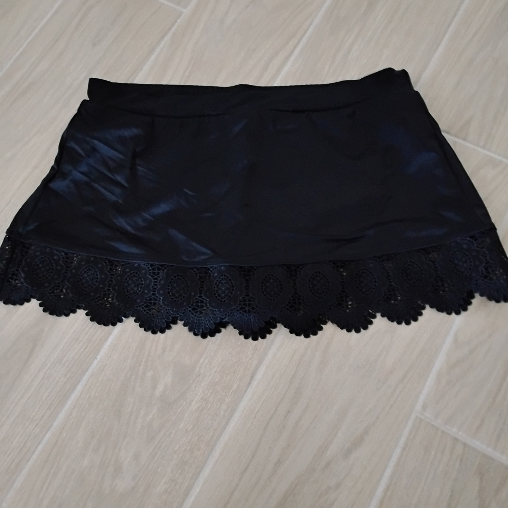 Loft Black Swim Skirt